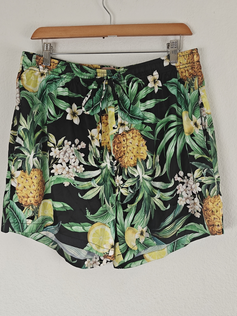 Show Me Your Mumu “Paradise Pj” Pineapple Dream Shorts Tropical Lounge Sz Lg